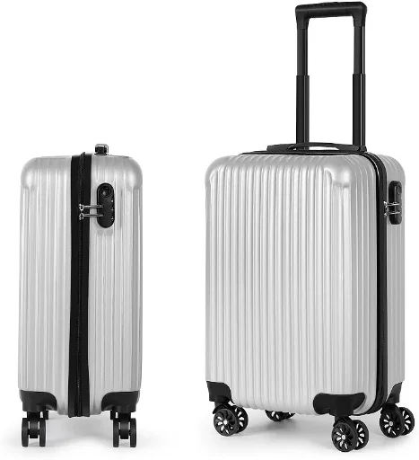 Hikolayae Vertical 20" Carry-On Hardside Spinner Luggage Deal