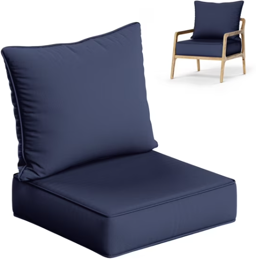 Kimunuk Selections Outdoor Deep Seat Cushion Set 24 x 24 x 6.5 Deal