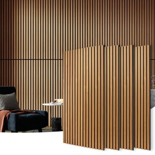 Art3d Wood Slat Wall Acoustic Panels 4-Pack 47.2" x 23.6" Deal