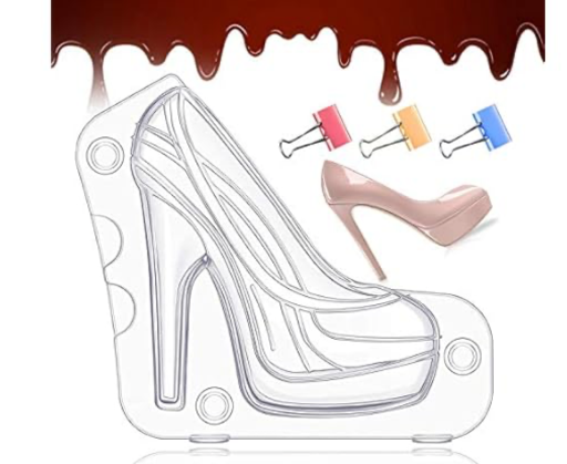 Polycarbonate 3D Platform High Heel Chocolate Mold