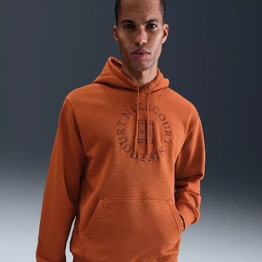 Nike Men’s NikeCourt Heritage Dri-FIT French Terry Tennis Pullover Hoodie Deal
