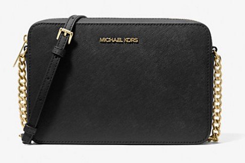 Michael Kors Jet Set Large Saffiano Leather Crossbody Bag