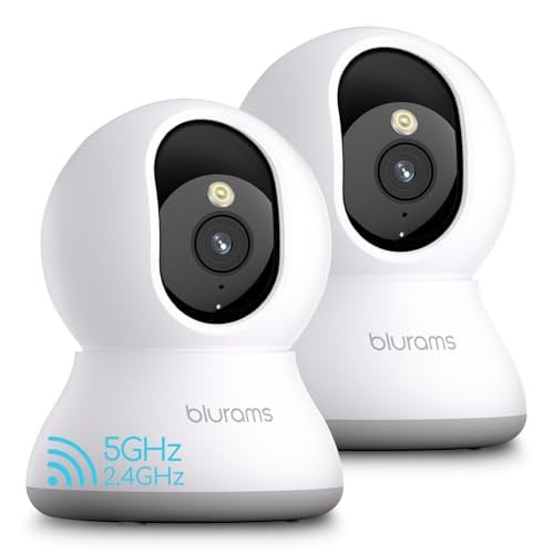 blurams 2K 2-Pack 5G PTZ Indoor Home Security Cameras