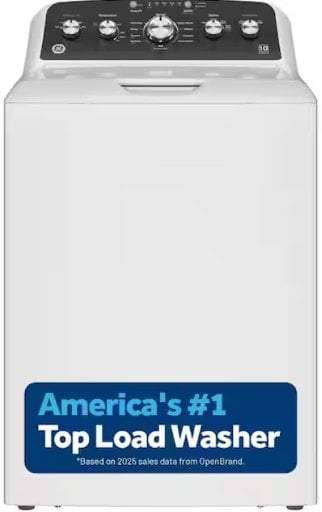 GE 4.5 cu. ft. Top Load Washer with Dual Action Agitator and Cold Plus Deal