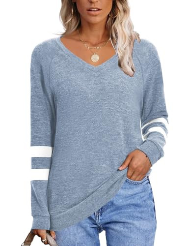 V Neck Long Sleeve Tee