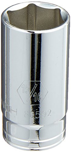 GEARWRENCH 3/8" Drive 6 Pt. Deep Socket, 15/16"