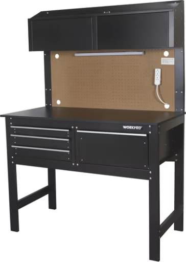 WORKPRO 48-inch 2-in-1 Workbench and Cabinet Combo Deal