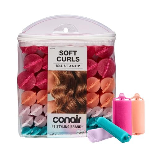 Conair Heatless Foam Hair Rollers 48-Count Deal