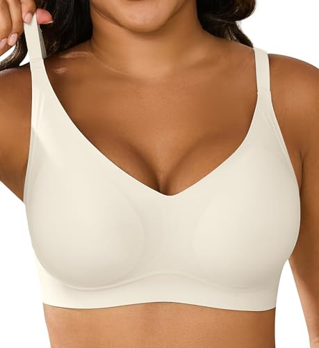 Women’s Supportive Wireless Jelly Bras Sm–3XL Deal
