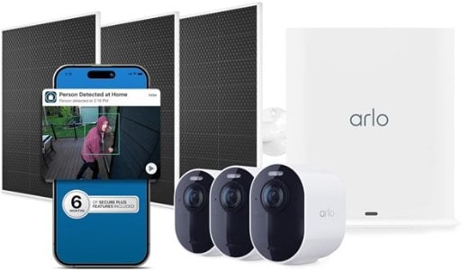 3-Pack Arlo Ultra Security Camera 4K HDR (3rd Gen, 2025) Deal