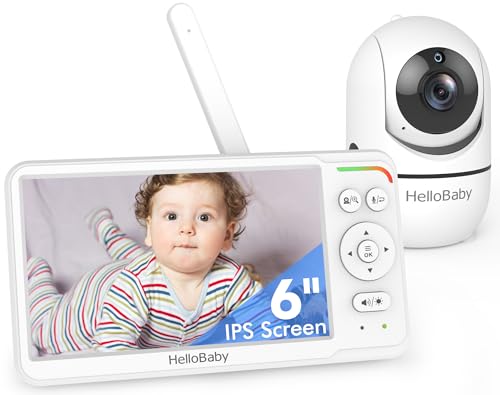 HelloBaby 6'' No WiFi Video Baby Monitor