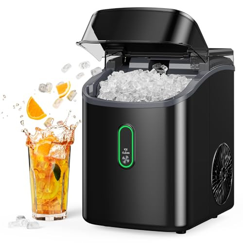 Silonn Nugget Ice Makers Countertop with Soft Chewable Ice