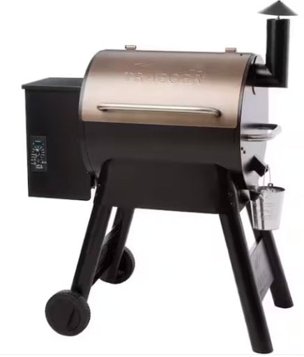 Traeger Pro Series 22-Pellet Grill and Smoker in Bronze Deal