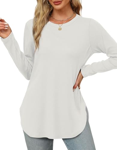 Womens Long Sleeve Tunic Tops Deal