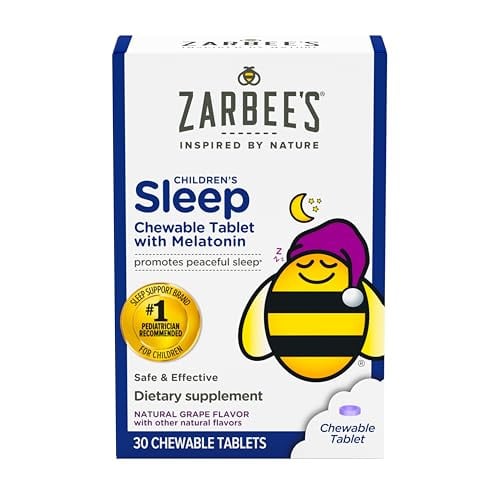 Zarbee's Kids 1mg Melatonin Chewable Tablet 30 Count