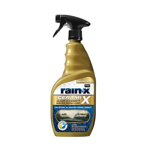 Rain-X Cerami-X Streak Free Glass Cleaner + Water Repellent 16-oz