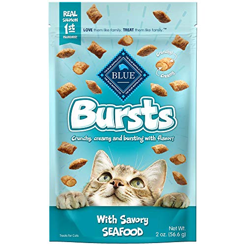 Blue Buffalo Bursts Seafood Crunchy & Creamy Cat Treats 6-Pack Deal
