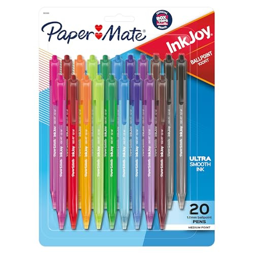 Paper Mate InkJoy 100RT Retractable Ballpoint Pens 20-Count