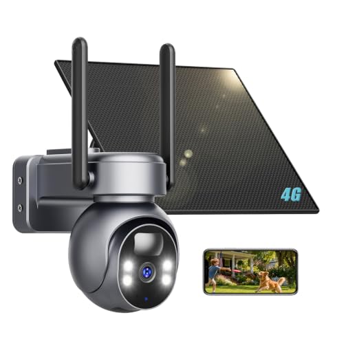 LIWAN 4G LTE 2K Cellular Security Camera Outdoor Deal