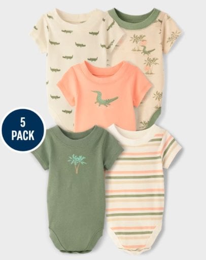 Baby Boys Bodysuit 5-Pack Deal