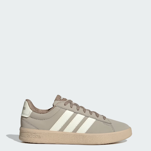 Adidas Men's Grand Court 3.0 Shoes (Light Brown / Off White / Chalky Brown)