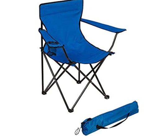 Trademark Innovations Folding Outdoor Beach Camp Chair (Blue)