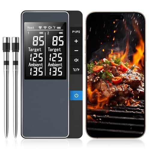 Chihod Smart Wireless Bluetooth Meat Thermometer w/ 2 Probes