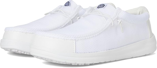 Hey Dude Men's Wally Work CE Shoes (White)