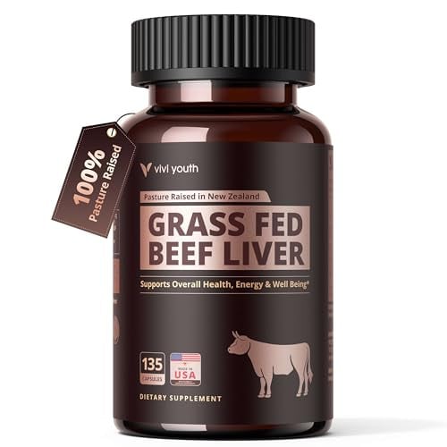 Grass-Fed Beef Liver Capsules 1,300mg Deal
