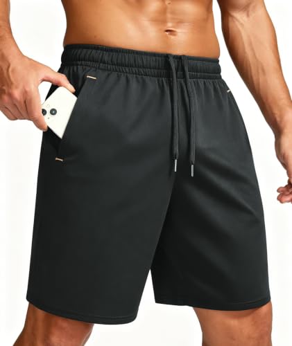 Little Beauty Men's 9" Gym Athletic Shorts w/ Pockets Deal