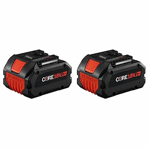 Bosch GBA18V80-2PK 18V CORE18V Lithium-Ion 8 Ah High Power Battery 2-Pack