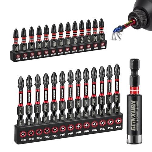 Geinxurn Impact #2 Phillipes Screwdriver 26pc Bits Set