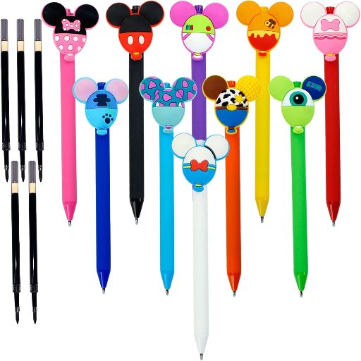 Mouse Head Character Pens 10-Pack
