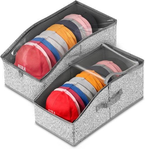 2PCS Stackable Hat Organizer for 30 Caps Deal