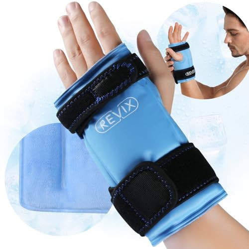 Revix Reusable Gel Wrist Ice Pack Wrap