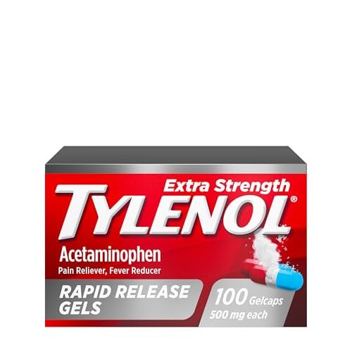 Tylenol Extra Strength Acetaminophen Rapid Release Gels 100-Count Deal