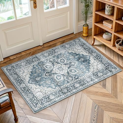AMADA HOMEFURNISHING 2x3 Washable Area Rug