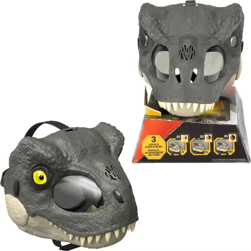 Jurassic World Rebirth T-Rex Rage N Roar Mask w/ LED Light Up Eyes Deal