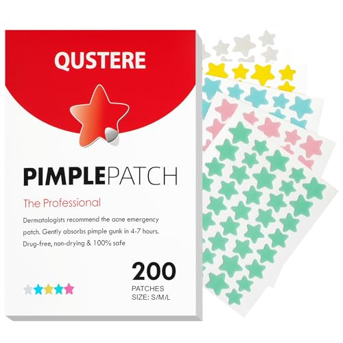 Pimple Patches for Face, Hydrocolloid Acne Patches, 200 Count Deal