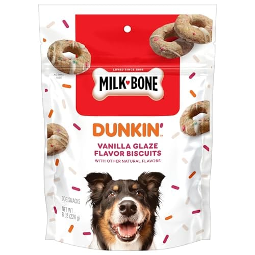 Milk-Bone Dunkin’ Vanilla Glaze Flavor Dog Biscuits 8 Oz. Deal
