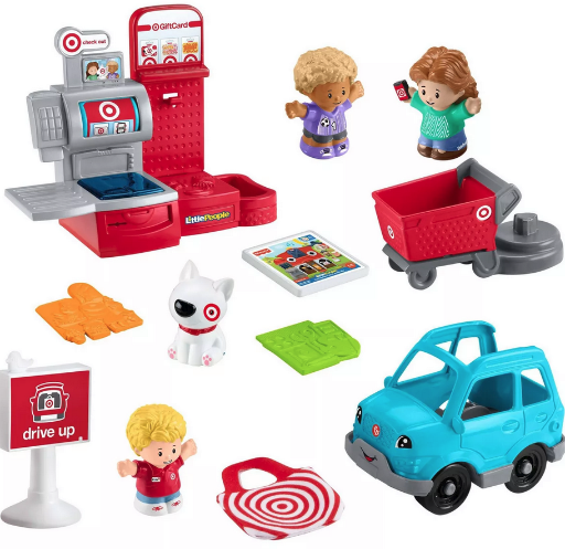 Fisher-Price Little People Target Run Playset 11 Play Pieces