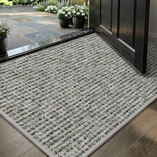 Color&Geometry Thin Low-Pile Indoor Door Mat 17" x 30" Deal