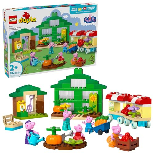 LEGO Duplo: Peppa Pig - Grandpa Pig's Garden and Greenhouse (102-Piece)