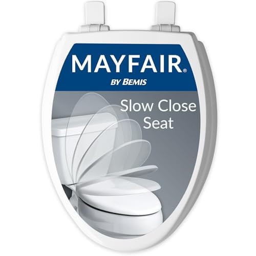 Mayfair Kendall Premium Slow-Close Elongated Toilet Seat