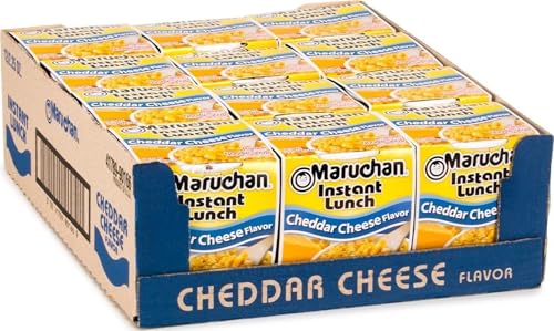 Maruchan Instant Lunch Ramen Noodles, Cheddar Cheese Flavor (12 Pack)