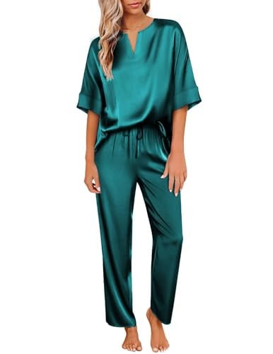 Ekouaer Satin Pajama Loungewear Set    Deal