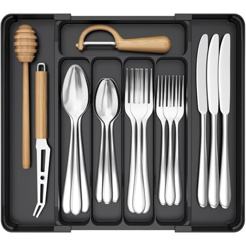Lifewit Expandable Drawer Silverware Organizer   Deal