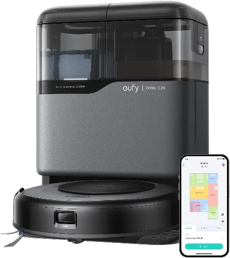 Certified Refurbished eufy Omni C20 Robot Vacuum and Mop Combo Deal
