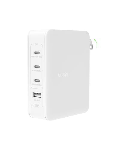 Belkin 140W 4-Port Fast Charger with USB-C Power Delivery & USB-A