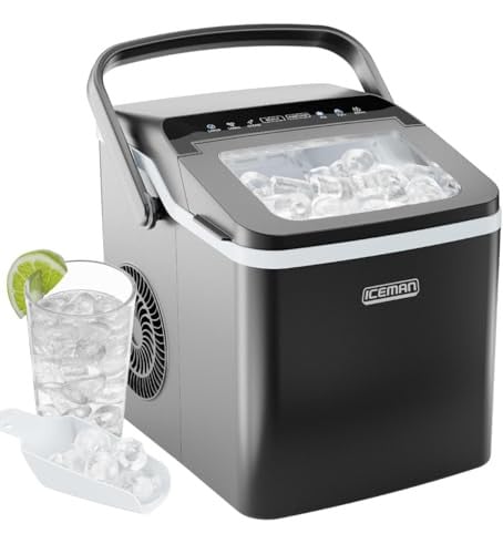 ICEMAN Dual-Size Ice Maker Countertop Portable Ice Machine Deal